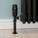 ECHO-AG-FB-LS02 - Echo Angled TRV Full Black Thermostatic Radiator Valve ECHO-AG-FB-LS02 - Echo Angled TRV Full Black Thermostatic Radiator Valve